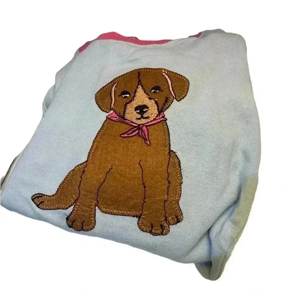 Leveret Puppy Pajamas Blue and Pink Size 3 years